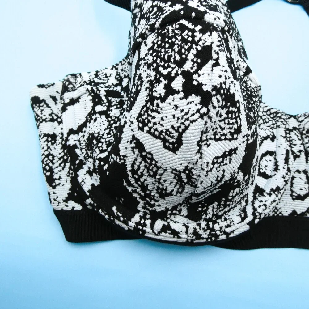 Victorias Secret 38C Snake Print Underwired Lined Push up Bikini Top Swimwear VS